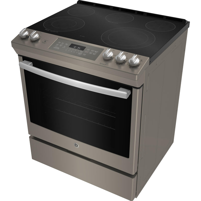 GE 30-inch Slide-in Electric Range with Self-cleaning oven and steam clean option JCS840EMES IMAGE 2