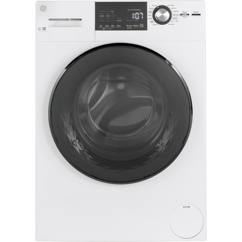 GE 2.8 Cu. Ft. Front Loading Washer with Steam GFW148SSMWW