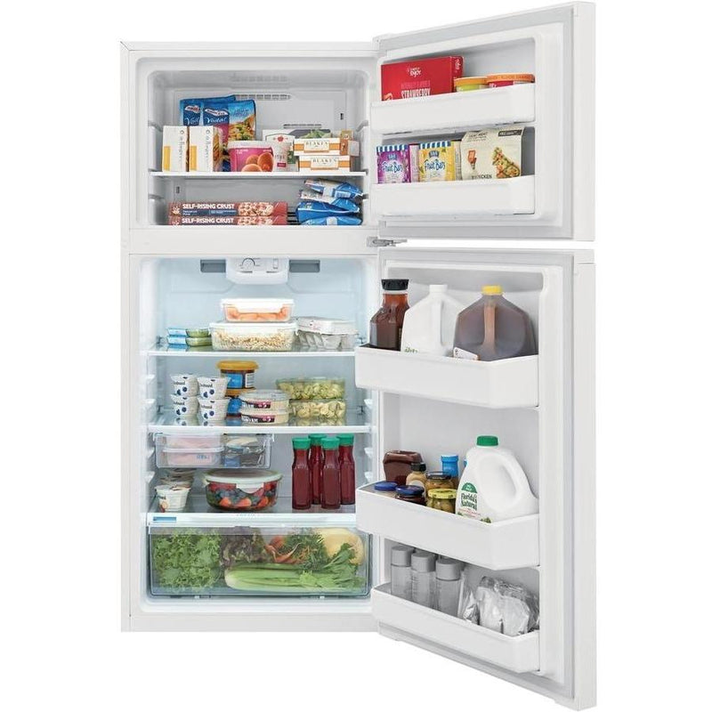 Frigidaire 27-inch, 13.9 cu.ft. Freestanding Top Freezer Refrigerator with EvenTemp® Cooling System FFHT1425VW IMAGE 7