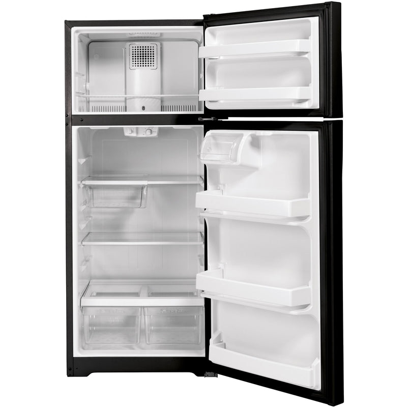 GE 16.6 cu. ft. Top Freezer Refrigerator GTE17GTNRBB IMAGE 2