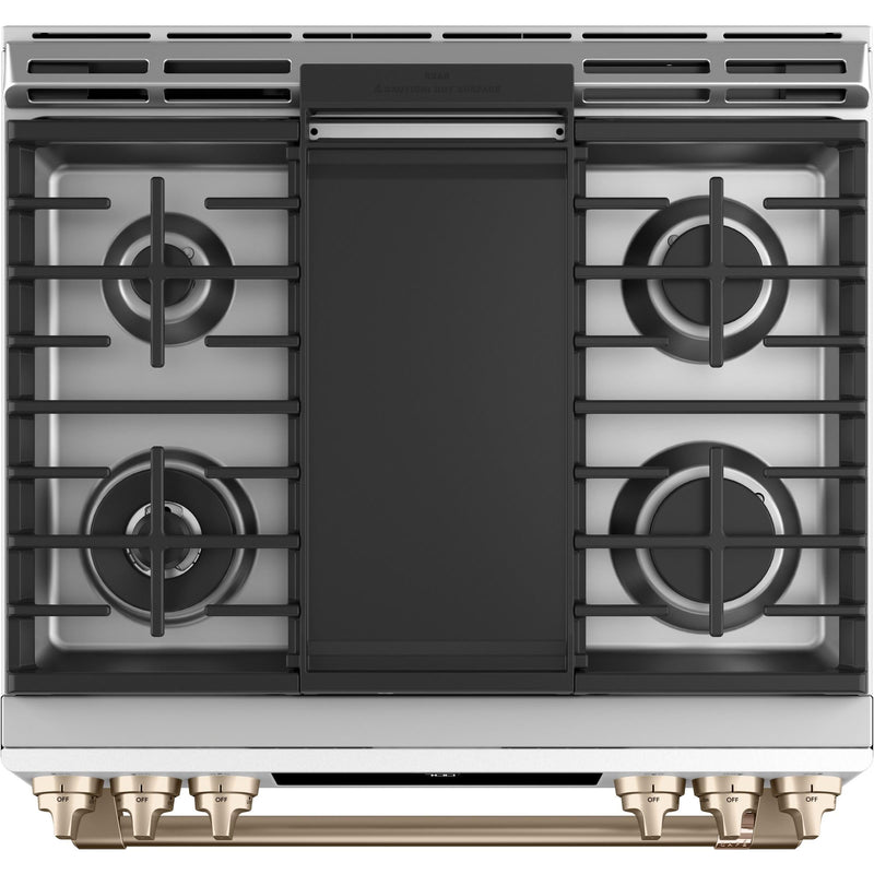Café 30-inch Slide-in Gas Range with Convection Technology CCGS700P4MW2 IMAGE 6