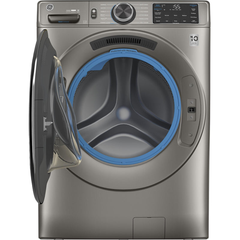 GE 5.6 cu. ft. Front Loading Washer with SmartDispense™ GFW650SPNSN IMAGE 2