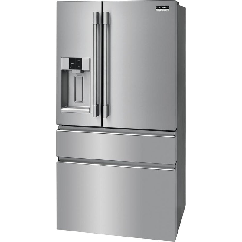 Frigidaire Professional 36-inch, 21.8 cu.ft. Counter-Depth French 4-Door Refrigerator with External Water and Ice System PRMC2285AF IMAGE 3