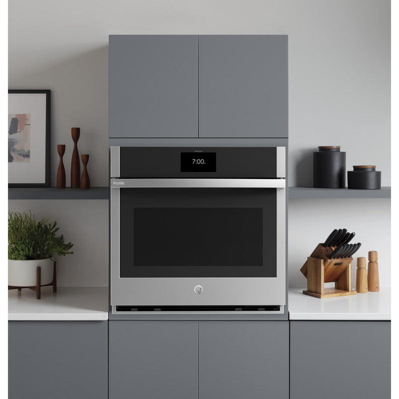 GE Profile 30-inch, 5 cu. ft.  Built-in Single Wall Oven with Convection PTS9000SNSS IMAGE 11