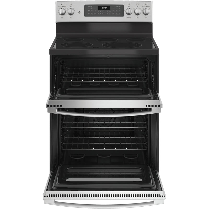 GE 30-inch Freestanding Electric Range with Convection Technology JBS86SPSS IMAGE 2
