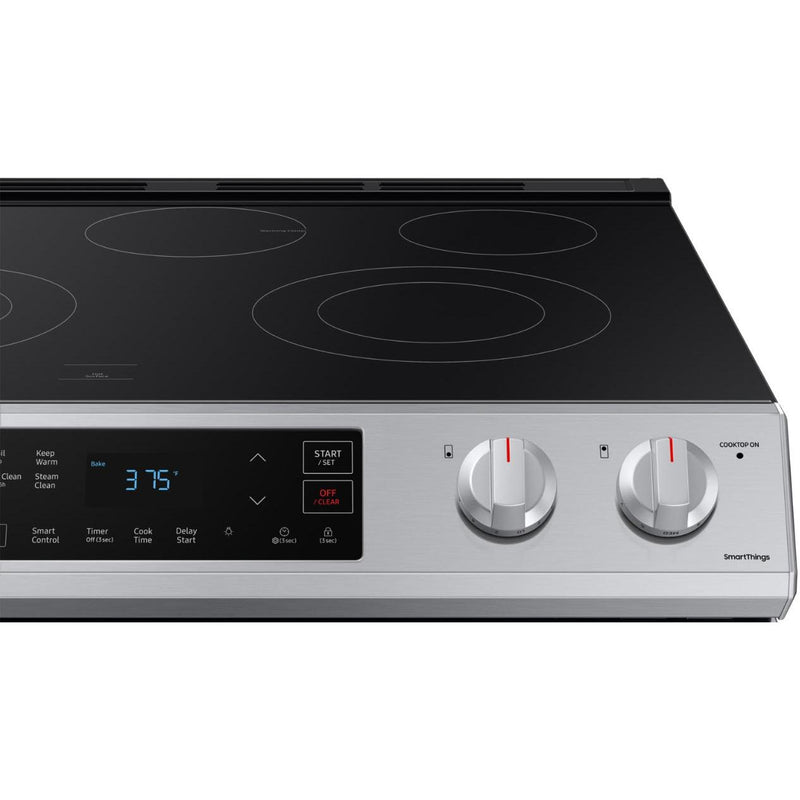 Samsung 30-inch Slide-in Electric Range with Wi-Fi Connectivity NE63T8111SS/AC IMAGE 10