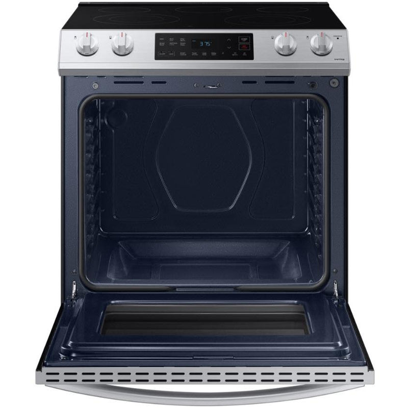 Samsung 30-inch Slide-in Electric Range with Wi-Fi Connectivity NE63T8111SS/AC IMAGE 4