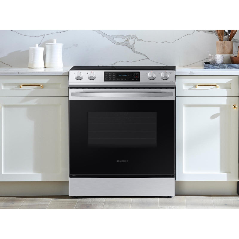 Samsung 30-inch Slide-in Electric Range with Wi-Fi Connectivity NE63T8311SS/AC IMAGE 12