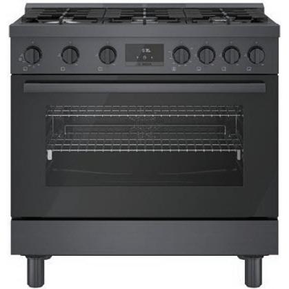 Bosch 36-inch Freestanding Gas Range with Convection Technology HGS8645UC IMAGE 1
