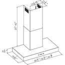 Vesta 30-inch Copenhagen Wall Mounted Range Hood VRH-WC03-30SS IMAGE 5