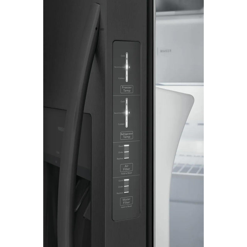 Frigidaire 33-inch, 22.2 cu.ft. Freestanding Side-by-Side Refrigerator with Ice and Water Dispensing System FRSS2323AD IMAGE 3