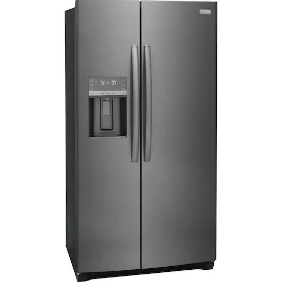 Frigidaire Gallery 36-inch, 22.2 cu.ft. Counter-Depth Side-by-Side Refrigerator with Ice and Water Dispensing System GRSC2352AD IMAGE 3