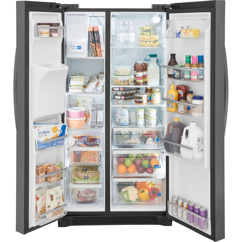 Frigidaire Gallery 36-inch, 22.2 cu.ft. Counter-Depth Side-by-Side Refrigerator with Ice and Water Dispensing System GRSC2352AD IMAGE 7