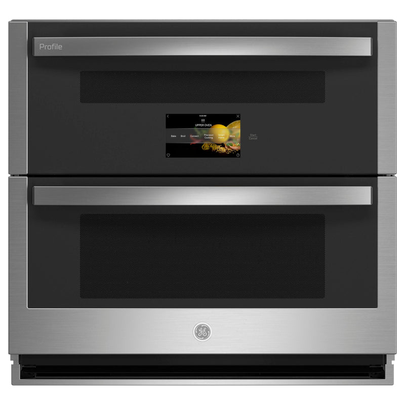 GE Profile 30-inch Built-In Wall Oven with Twin Flex Convection PTS9200SNSS IMAGE 1