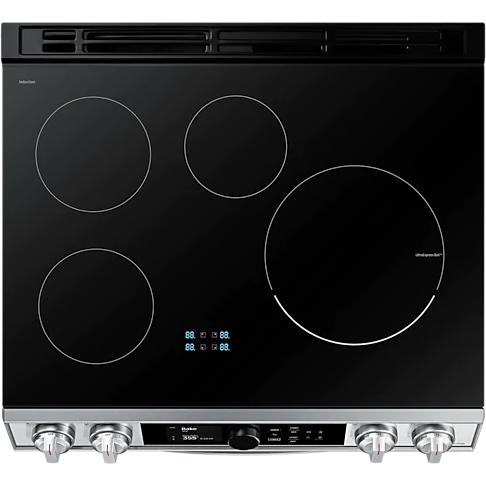 Samsung 30-inch Slide-in Electric Induction Range with WI-FI Connect NE63T8951SS/AC IMAGE 13