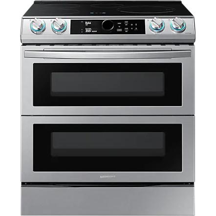 Samsung 30-inch Slide-in Electric Induction Range with WI-FI Connect NE63T8951SS/AC IMAGE 2