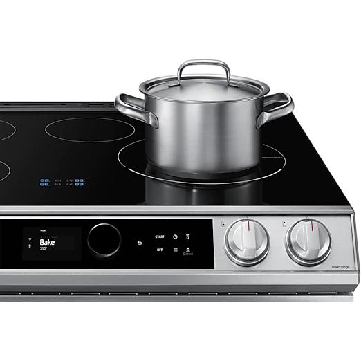 Samsung 30-inch Slide-in Electric Induction Range with WI-FI Connect NE63T8911SS/AC IMAGE 14