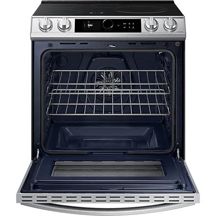 Samsung 30-inch Slide-in Electric Induction Range with WI-FI Connect NE63T8911SS/AC IMAGE 8