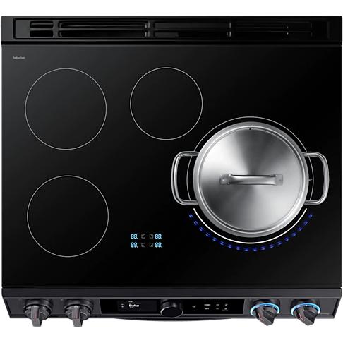 Samsung 30-inch Slide-in Electric Induction Range with WI-FI Connect NE63T8911SG/AC IMAGE 9