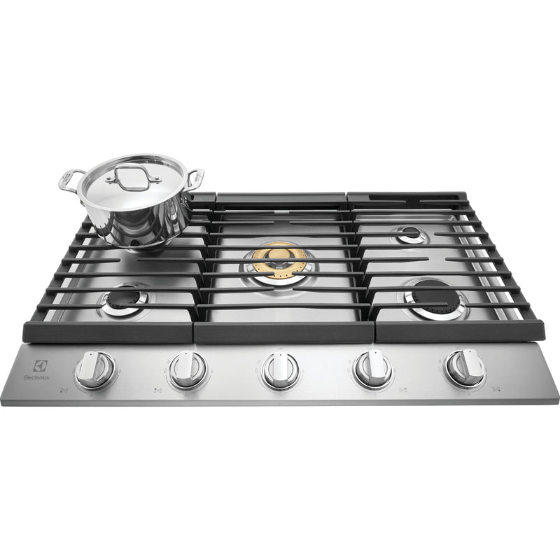 Electrolux 36-inch Built-In Gas Cooktop ECCG3668AS IMAGE 3