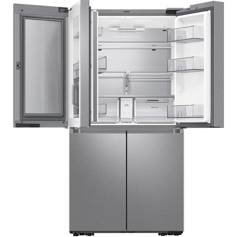 Samsung 36-inch, 28.6 cu.ft. Freestanding French 4-Door Refrigerator with Family Hub™ RF29A9771SR/AC IMAGE 5