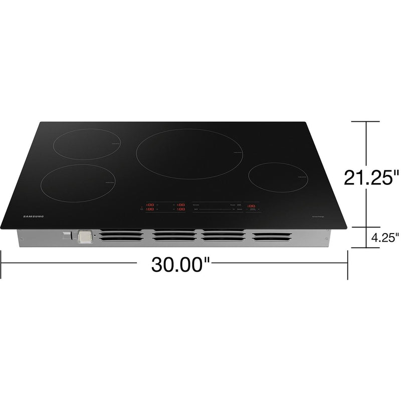 Samsung 30-inch built-in Induction Cooktop with Wi-Fi NZ30A3060UK/AA IMAGE 8