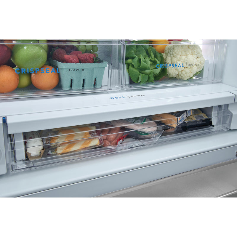 Frigidaire 36-inch, 27.8 cu. ft. French 3-Door Refrigerator with Dispenser FRFS2823AS IMAGE 9