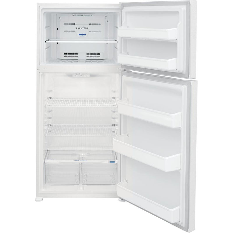 Frigidaire 30-inch, 18.3 cu.ft. Freestanding Top Freezer Refrigerator with LED Lighting FFTR1814WW IMAGE 4
