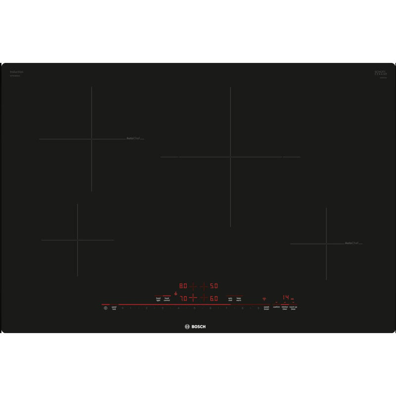 Bosch 30-inch Built-in Induction Cooktop with AutoChef® NIT8060UC IMAGE 1