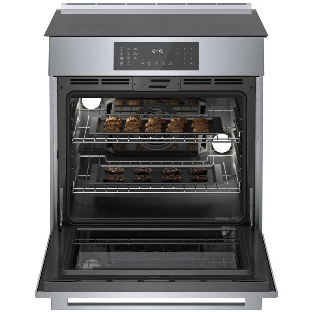 Bosch 30-inch Slide-in Induction Range with Genuine European Convection HIIP057C IMAGE 3