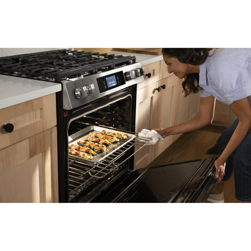 Frigidaire Gallery 30-inch Freestanding Gas Range with Convection Technology GCFG3060BF IMAGE 14