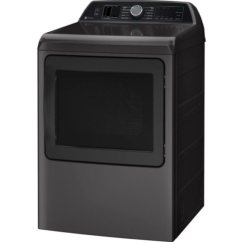 GE Profile 7.4 cu. ft. Electric Dryer with Wi-Fi PTD70EBMTDG IMAGE 3
