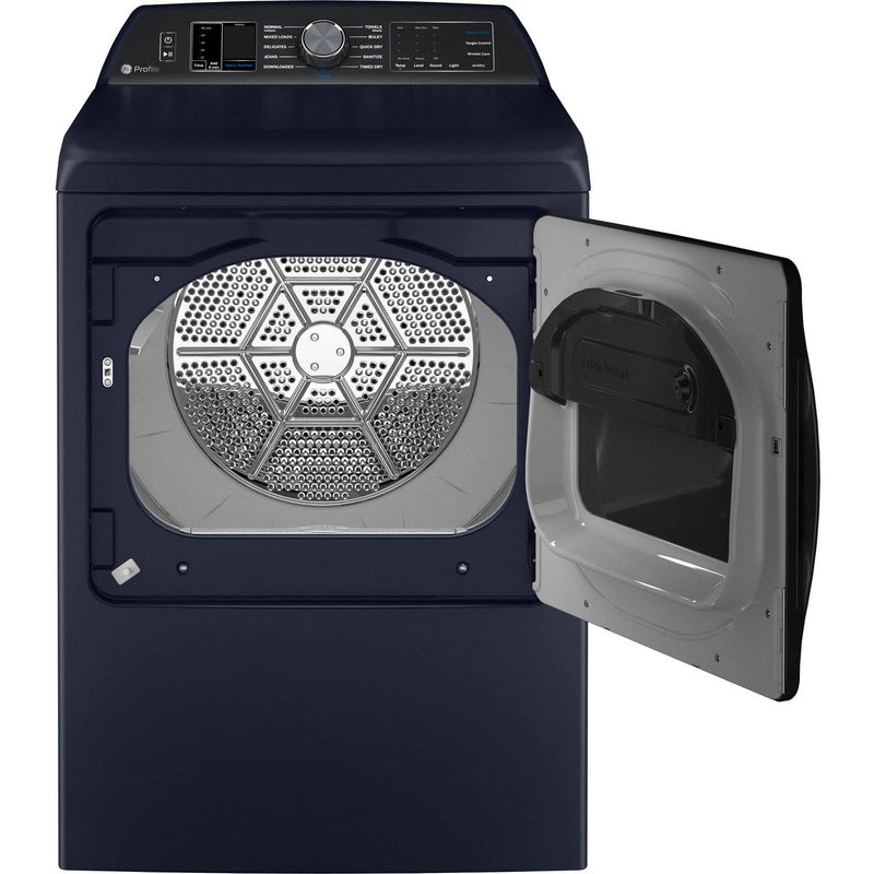 GE Profile 7.3 cu. ft. Electric Dryer with Wi-Fi PTD90EBMTRS IMAGE 2