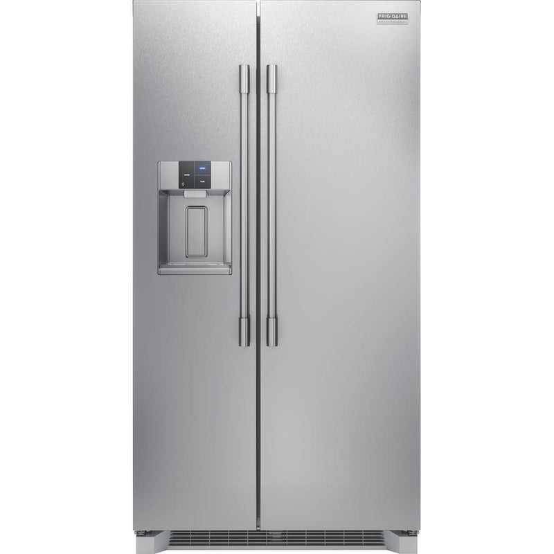 Frigidaire Professional 36-inch, 22.3 cu. ft. Side-by-Side Refrigerator with Water and Ice Dispensing System PRSC2222AF IMAGE 1