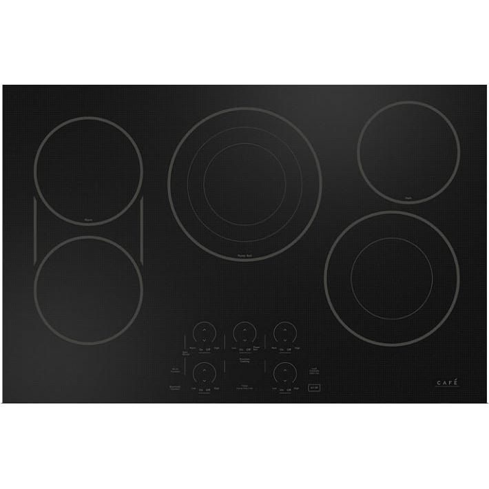 Café 30-inch Built-in Electric Cooktop with Chef Connect CEP90301TBB IMAGE 1