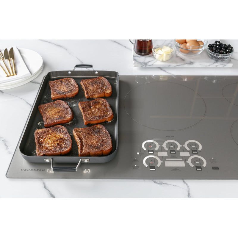 Monogram 30-inch Built-In Induction Cooktop with Wi-Fi Connect ZHU30RSTSS IMAGE 10