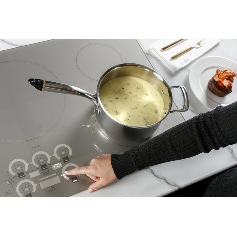 Monogram 30-inch Built-In Induction Cooktop with Wi-Fi Connect ZHU30RSTSS IMAGE 13