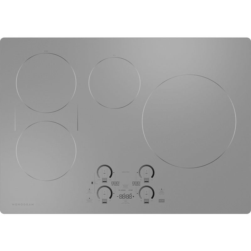 Monogram 30-inch Built-In Induction Cooktop with Wi-Fi Connect ZHU30RSTSS IMAGE 1