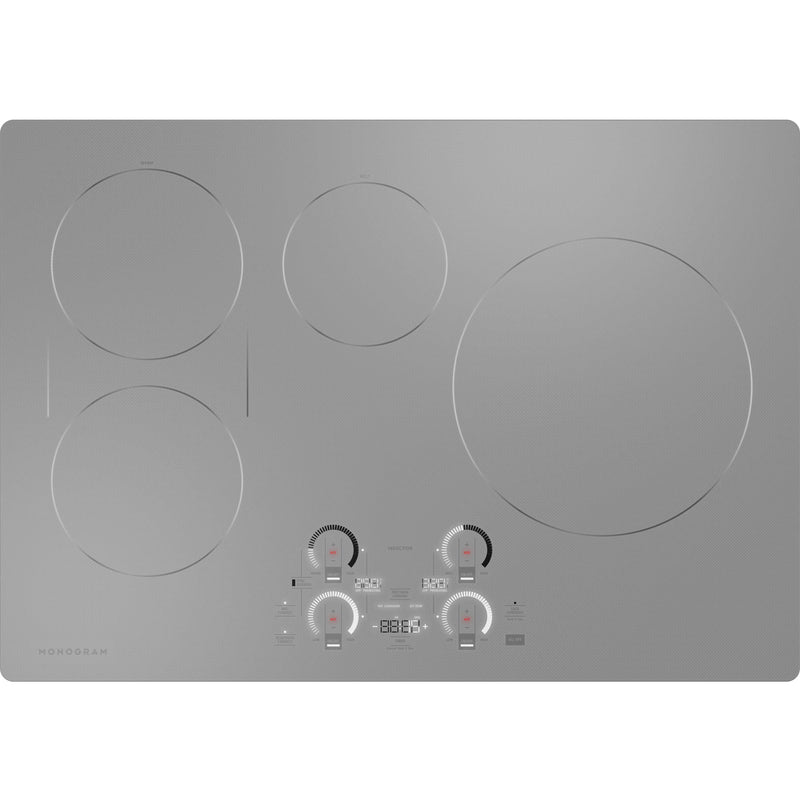 Monogram 30-inch Built-In Induction Cooktop with Wi-Fi Connect ZHU30RSTSS IMAGE 2