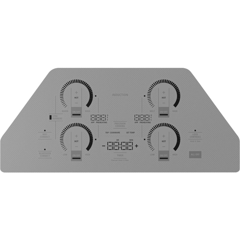 Monogram 30-inch Built-In Induction Cooktop with Wi-Fi Connect ZHU30RSTSS IMAGE 3