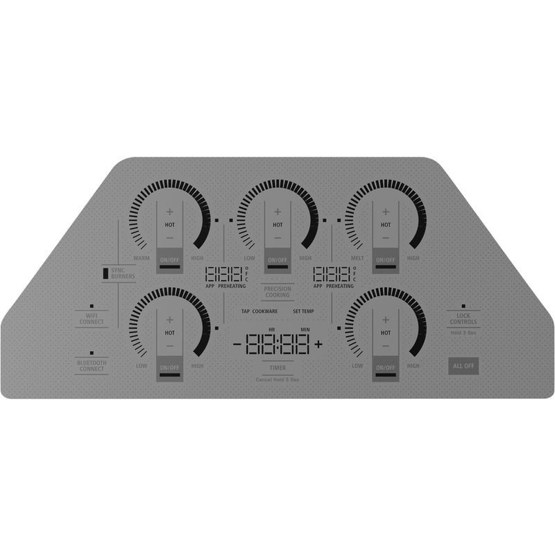 Monogram 36-inch Built-in Induction Cooktop with Wi-Fi Connect ZHU36RSTSS IMAGE 3