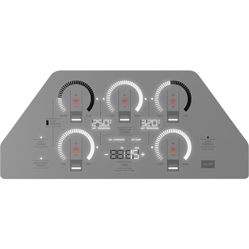 Monogram 36-inch Built-in Induction Cooktop with Wi-Fi Connect ZHU36RSTSS IMAGE 4