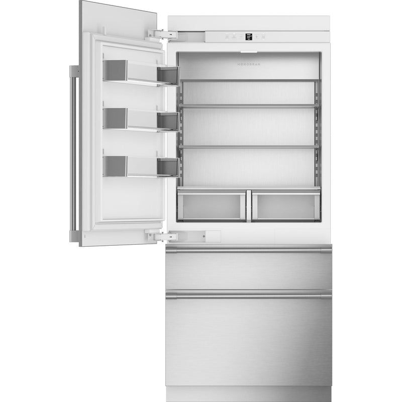 Monogram 36-inch, 20.2 cu. ft. Bottom Freezer Refrigerator with Wi-Fi Connect ZIC363NBVLH IMAGE 2